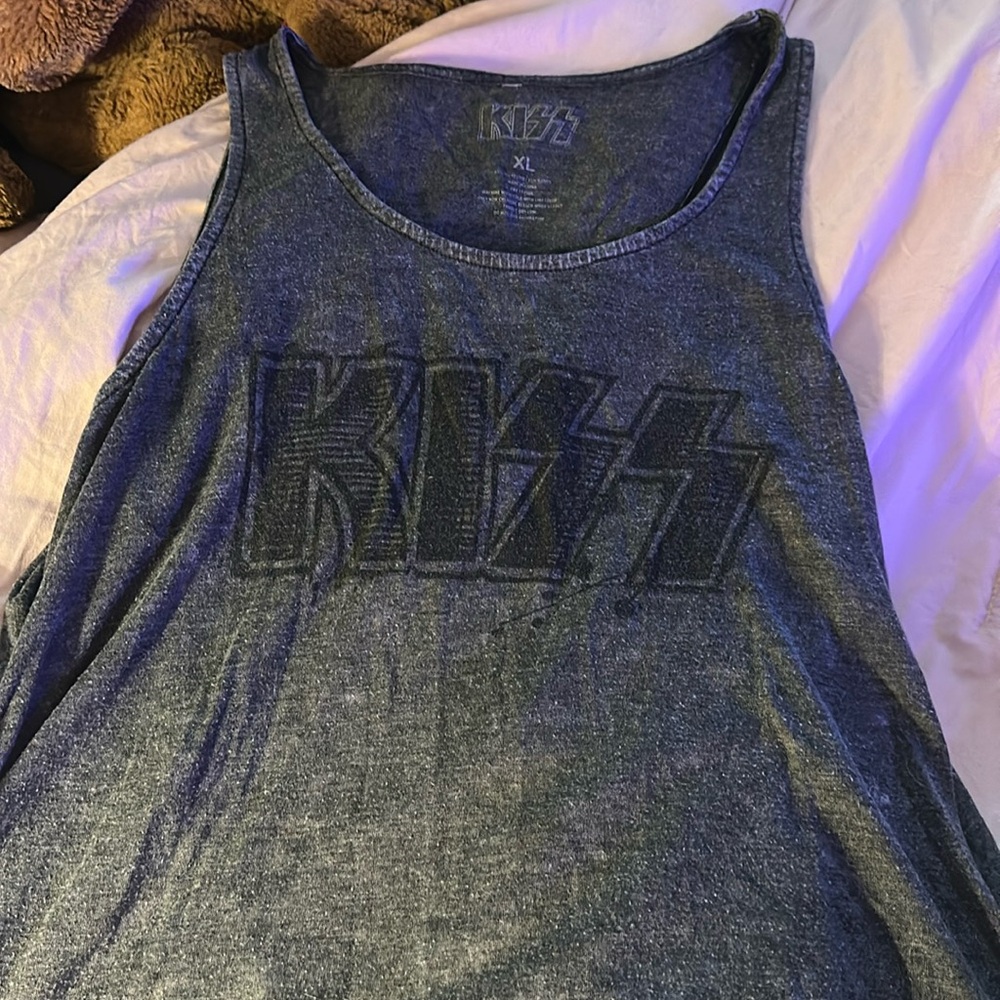 Vintage Kiss  tank top XL